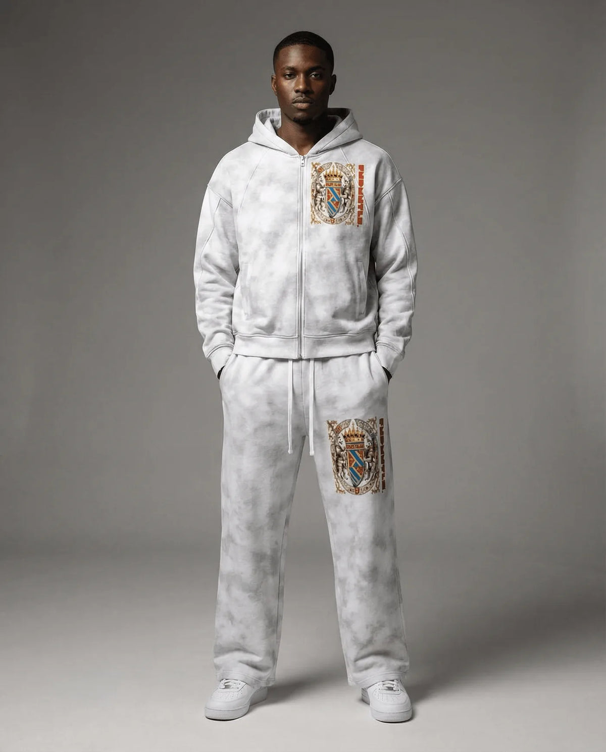 Shield of Faith Joggers lifestyle/detail image | FNDMNTLS