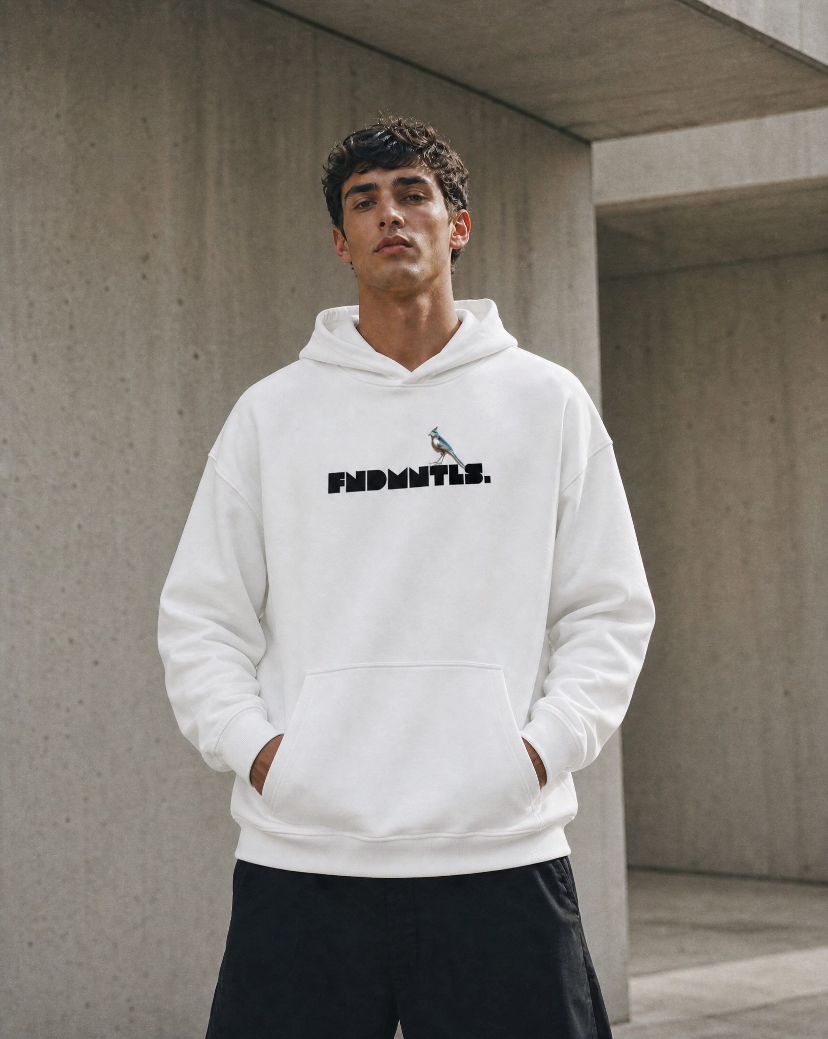 Chrome Cardinal Oversized Hoodie - Product Photo 7 | FNDMNTLS Streetwear