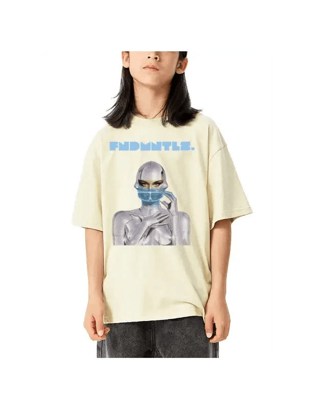 FNDMNTLS. Cyborg Kids Graphic Tshirt by Shop FNDMNTLS - Tshirts, casual wear, Cyborg FNDMNTLS