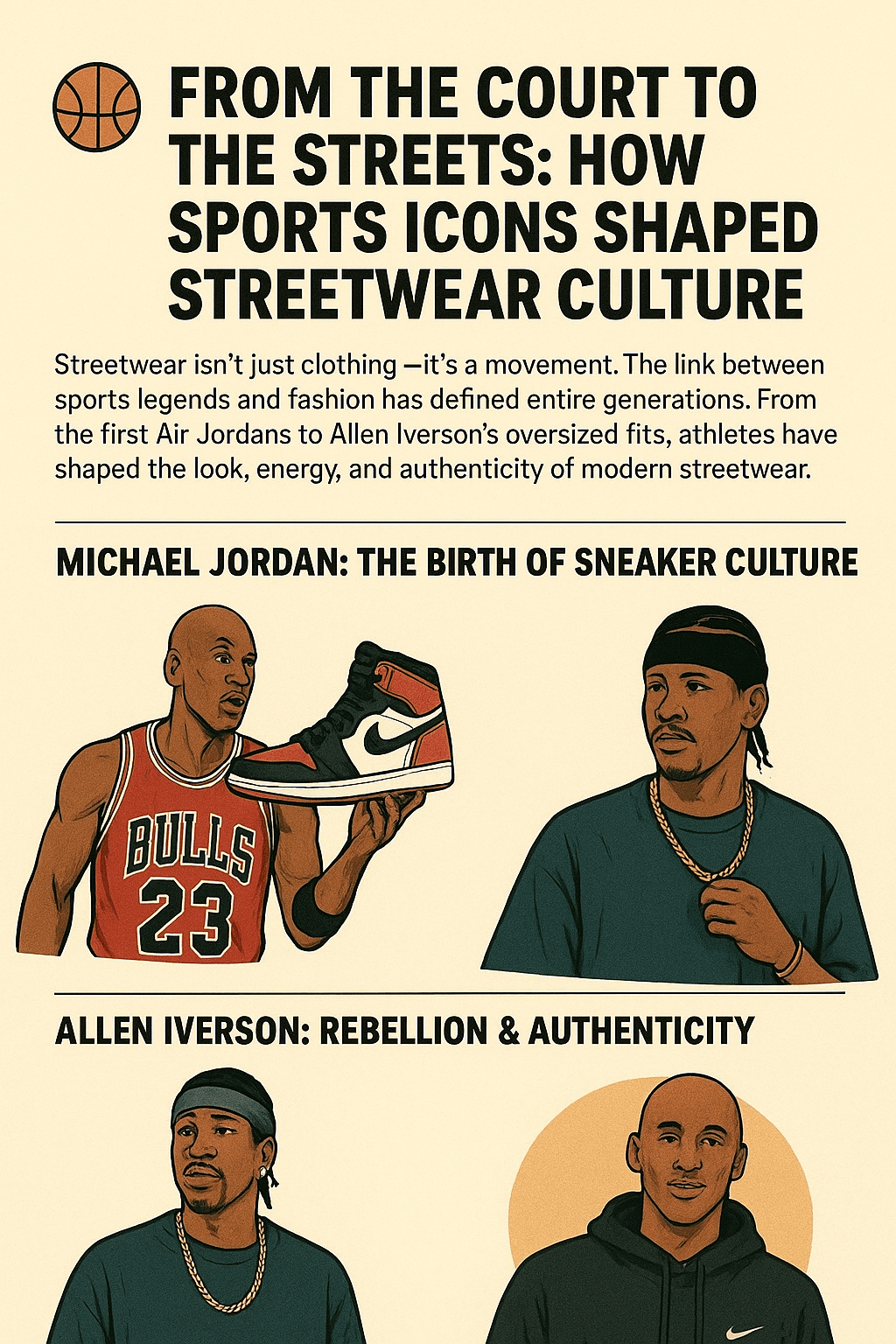 Sports Icons' Impact on Streetwear Evolution