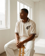 Contrast Stripes Polo Collar T-Shirt by Shop FNDMNTLS - polos, 100% polyester, Casual Streetwear