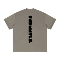 Black Logo Essentials Heavyweight Tee lifestyle image | FNDMNTLS