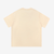 Beige t-shirt on a white background