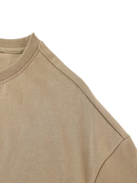 Blue Kinte Heavyweight Essential Tee lifestyle/detail image | FNDMNTLS