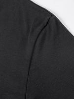 Black Logo Essentials Heavyweight Tee streetwear styling image | FNDMNTLS