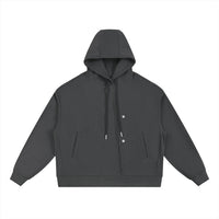 Boxy Placket Hoodie product image | FNDMNTLS