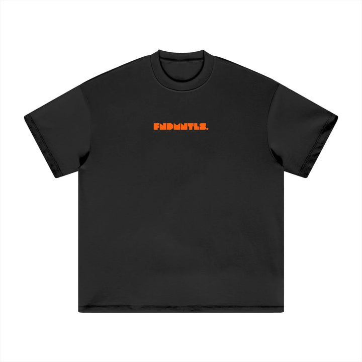 Mets Orange Heavyweight Earth Tone T-Shirt - FNDMNTLS Streetwear - casual wear - Cotton T-shirt