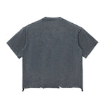 8 Ball Snow Wash Raw-Hem Boxy T-shirt