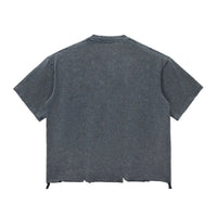 8 Ball Snow Wash Raw-Hem Boxy T-shirt