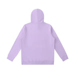 Lavender oversized hoodie back view