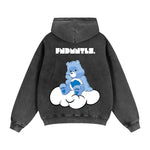 Care Bears FNDMNTLS. Zip Up Hoodie by Shop FNDMNTLS - hoodies, Boxy Fit, Care Bears Hoodie