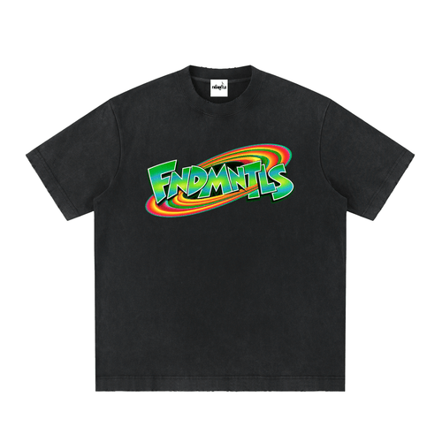 Monstarr Space Jam Vintage-Washed Frayed Tee | FNDMNTLS™