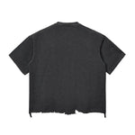 8 Ball Snow Wash Raw-Hem Boxy T-shirt