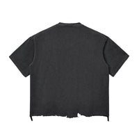 8 Ball Snow Wash Raw-Hem Boxy T-shirt