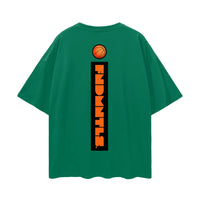 Shattered Back Board Oversize Deep Drop Shoulder Graphic Tshirt by Shop FNDMNTLS - Tshirts, Casual Streetwear, Cotton T-shirt