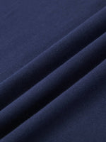 Navy blue cotton fabric for T-shirts