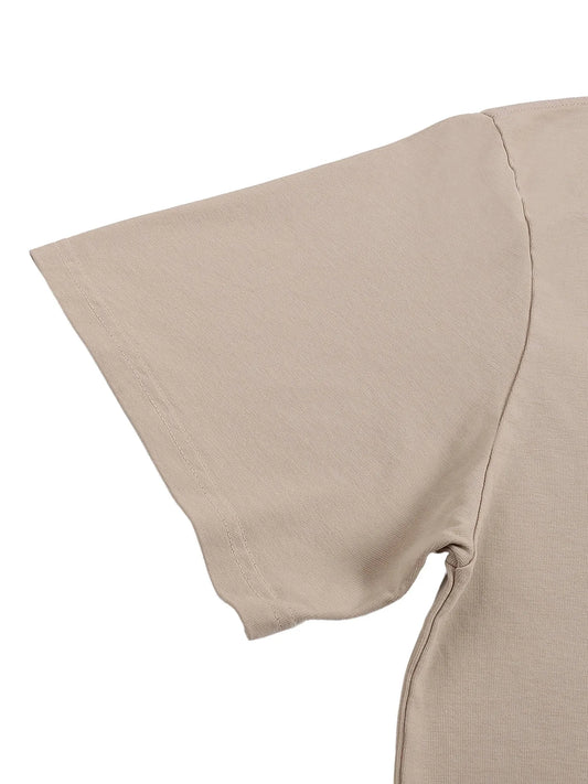 Apex Dominion Heavyweight Tee front neckline and heavyweight cotton detail | FNDMNTLS