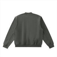 Chrome Cardinal Essential Zip-Up Fleeced Varsity Jacket by Shop FNDMNTLS - polo jacket, Chrome Cardinals FNDMNTLS