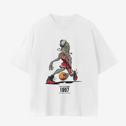 1997 Flu Game Unisex Seamless Graphic T-Shirt by Shop FNDMNTLS - Tshirts, Casual Streetwear, casual wear