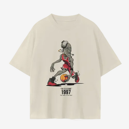 1997 Flu Game Unisex Seamless Graphic T-Shirt by Shop FNDMNTLS - Tshirts, Casual Streetwear, casual wear