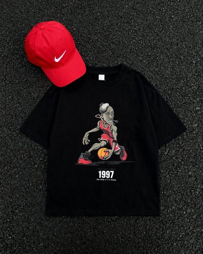 1997 Flu Game Unisex Seamless Graphic T-Shirt by Shop FNDMNTLS - Tshirts, Casual Streetwear, casual wear