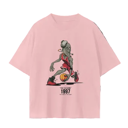 1997 Flu Game Unisex Seamless Graphic T-Shirt by Shop FNDMNTLS - Tshirts, Casual Streetwear, casual wear