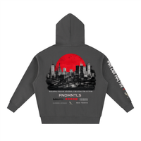Foundation Essential Oversized Boxy Fit Fleece Hoodie - Product Photo 8 | FNDMNTLS Streetwear