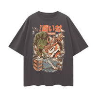 Food Fight Oversize Graphic T-shirt by Shop FNDMNTLS - Tshirts, archive, Artisanal T-shirt