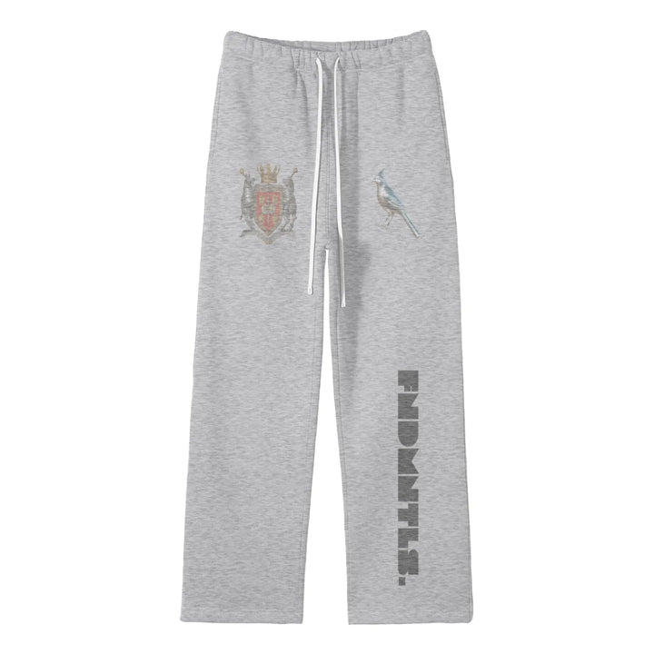 Armor of God Crest Fleece Bottoms by Shop FNDMNTLS - bottoms, Armor of God FNDMNTLS, autumn winter fashion
