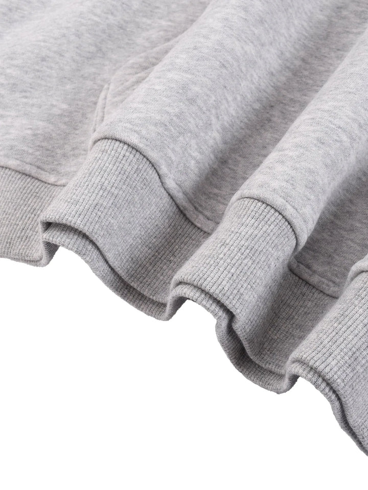 Sun Fade Contrast Tape Fleece Hoodie by Shop FNDMNTLS - hoodies, Casual Streetwear, FNDMNTLS