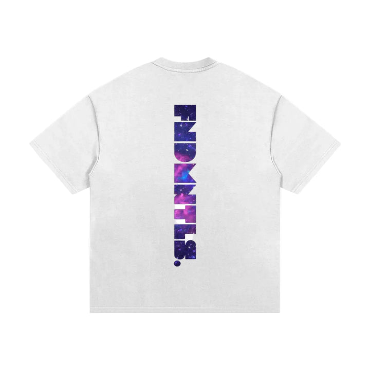 Galaxy Essential Heavyweight Cotton T-Shirt white back