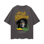 bob marley FNDMNTLS Streetwear Casual Streetwear Casual T-shirt