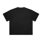 FNDMNTLS. Cyborg Enzyme Washed Black Graphic Tshirt by Shop FNDMNTLS - Tshirts, Casual Wear, Cotton T-Shirt