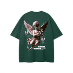 Heretic-s Angel Wings Graphic Tshirt by Shop FNDMNTLS - Tshirts, Angel Wings T-shirt, Casual T-shirt