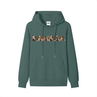 Green hoodie front view