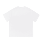 White cotton T-shirt for daily wear
