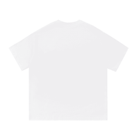 White cotton T-shirt for daily wear