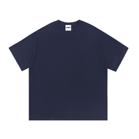 Navy blue cotton T-shirt for daily wear, comfortable casual top