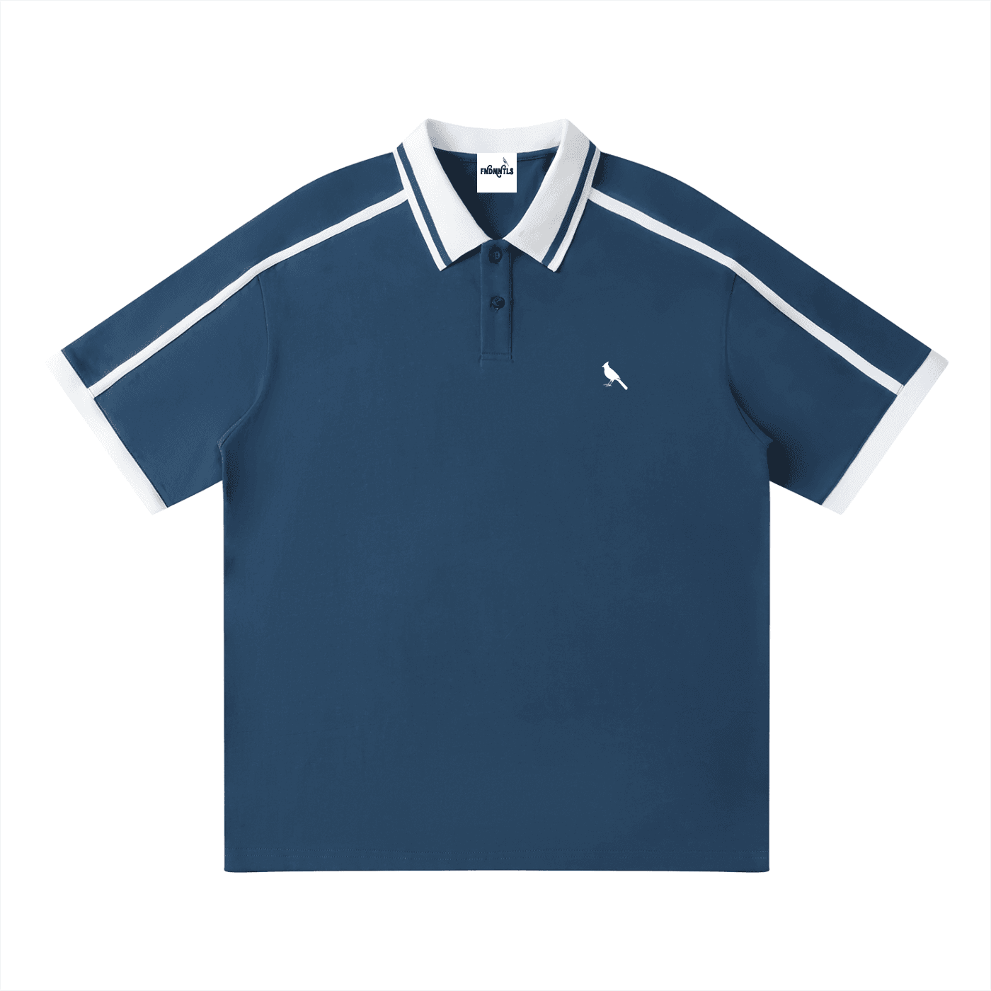 Unisex Contrast Piping Polo Shirt - Comfortable Casual Wear