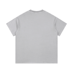 Back view of light grey Balenciaga Vintage Wash Cotton T-Shirt showcasing its clean, minimal design and soft cotton fabric.
