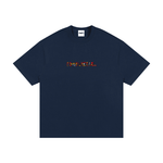 Kinte heavyweight cotton T-shirt with colorful tribal pattern back view