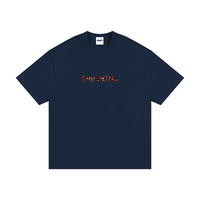 Kinte heavyweight cotton T-shirt with colorful tribal pattern back view