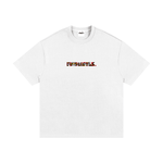Kinte heavyweight cotton T-shirt with colorful tribal pattern front view