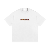 Kinte heavyweight cotton T-shirt with colorful tribal pattern front view