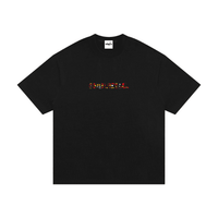Kinte heavyweight cotton T-shirt with colorful tribal pattern back view