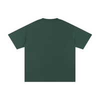 Back view of green Glock 19 unisex t-shirt in pure cotton with a clean, minimalistic design for casual comfort.