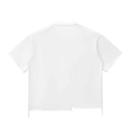 8 Ball Snow Wash Raw-Hem Boxy T-shirt

