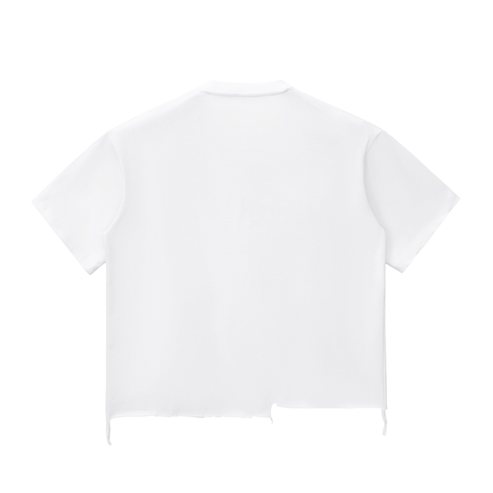 8 Ball Snow Wash Raw-Hem Boxy T-shirt

