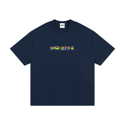 Blue Kinte Heavyweight Cotton T-Shirt