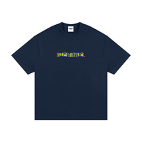 Blue Kinte Heavyweight Cotton T-Shirt